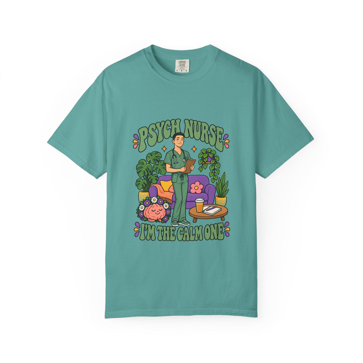 Psych Male Nurse I'm the Calm One Tee