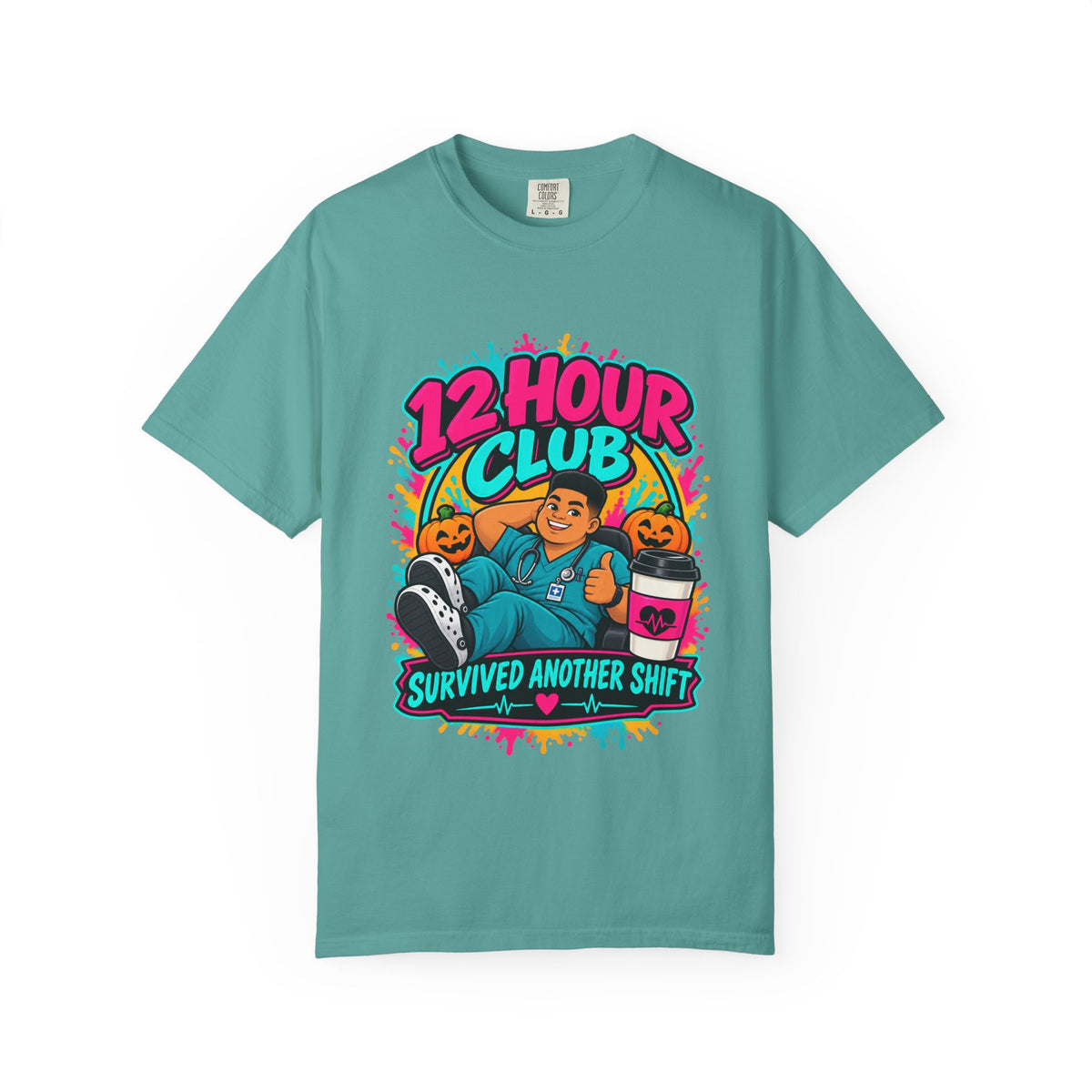 Crew Night Shift Halloween Male Nurse Tee