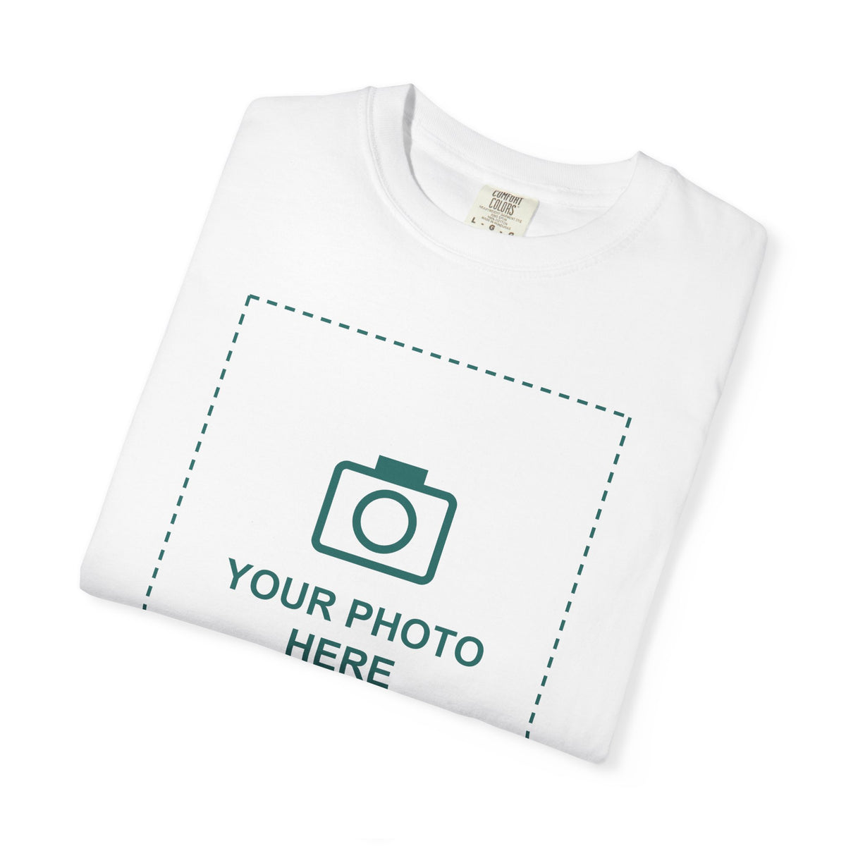 Design Your Own Custom Photo and Text Comfort Colors T-Shirt