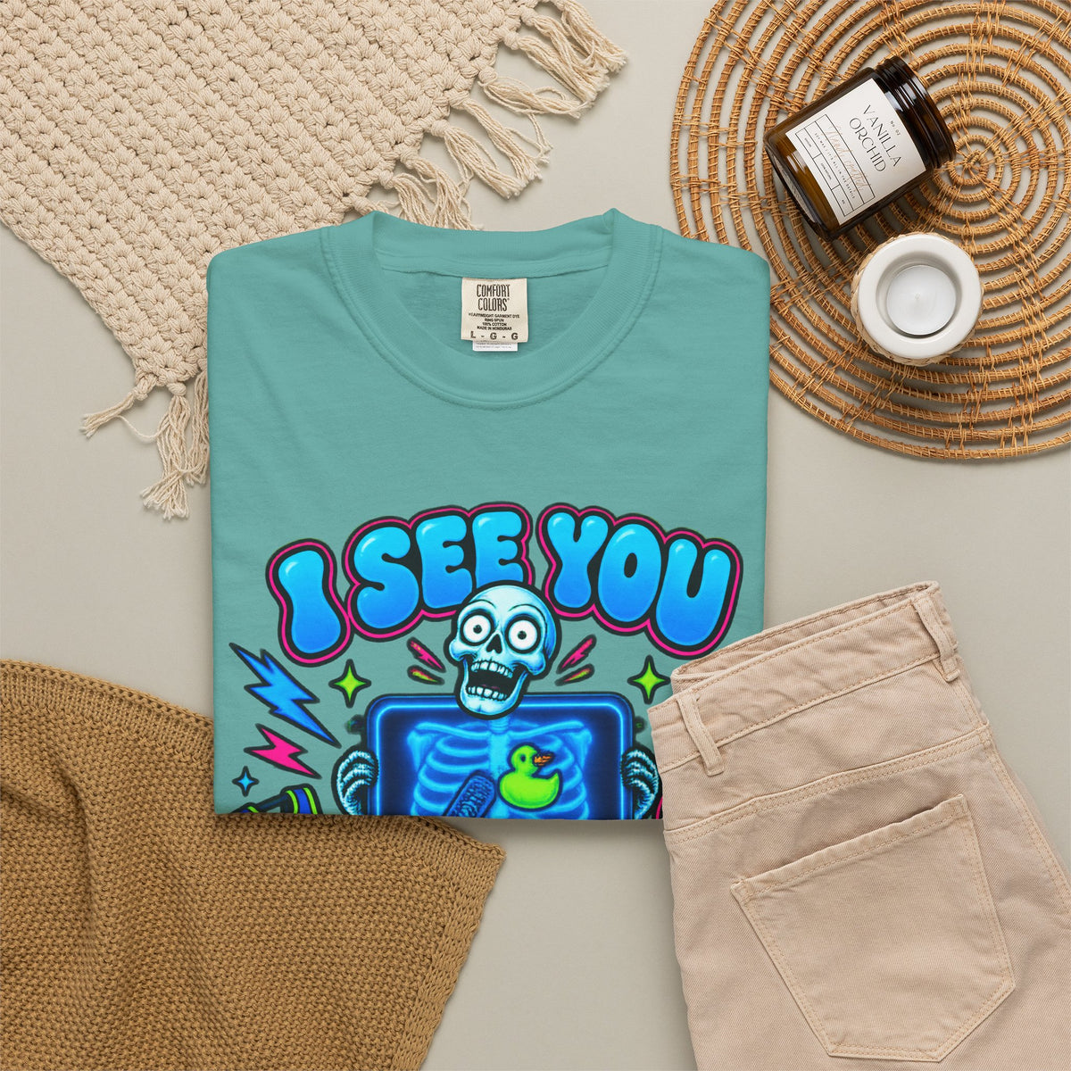 I See You From the Inside Out Funny Radiology X-Ray Tech Comfort Colors T-Shirt