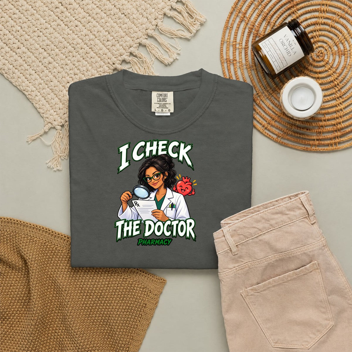 I Check the Doctor Pharmacy Pharmacy Tee