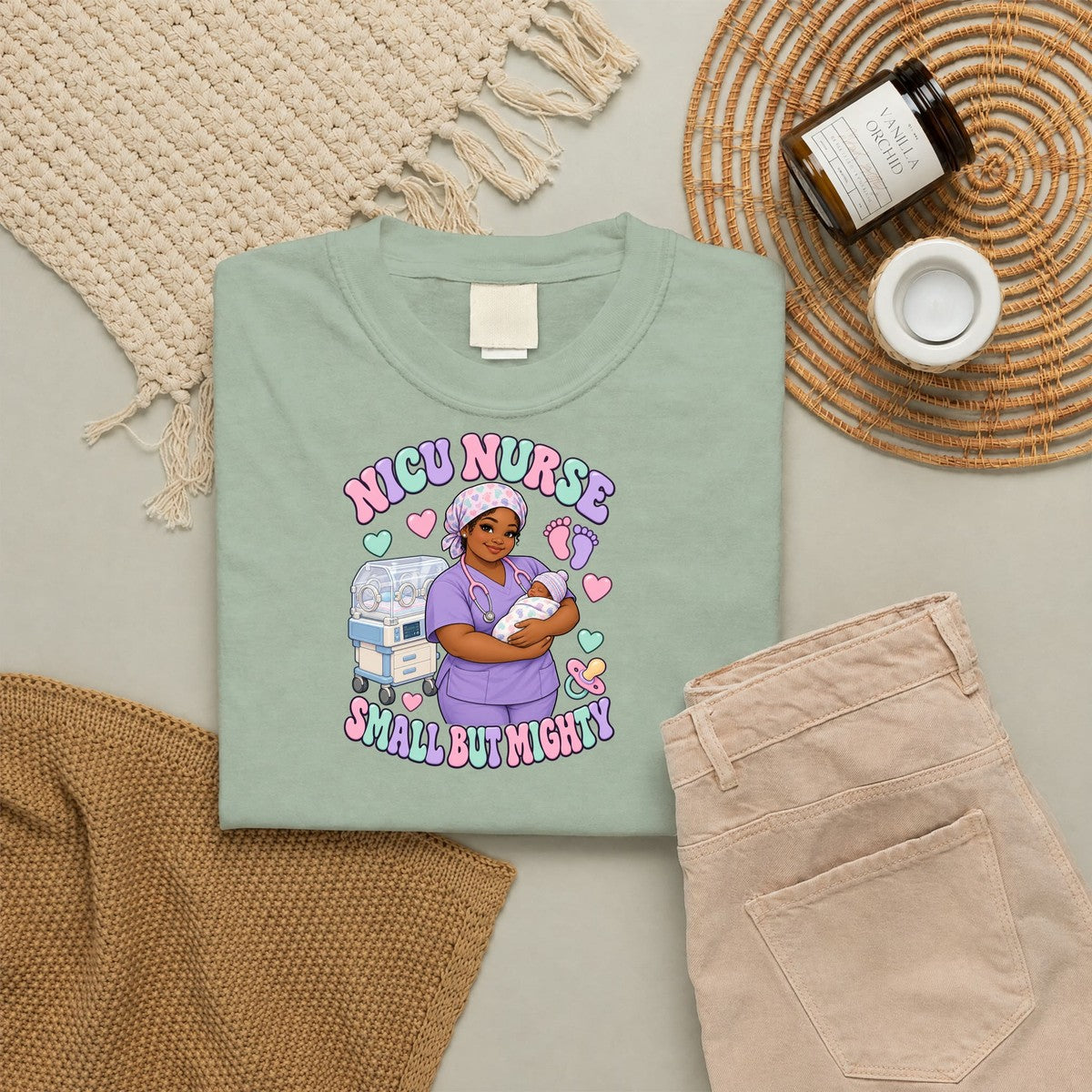 NICU Nurse Small But Mighty Tee