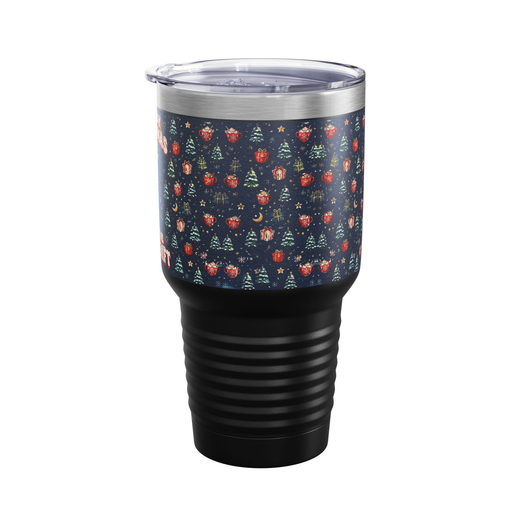 Merry Christmas From the Night Shift Skeleton Nurse 30oz Tundra Tumbler