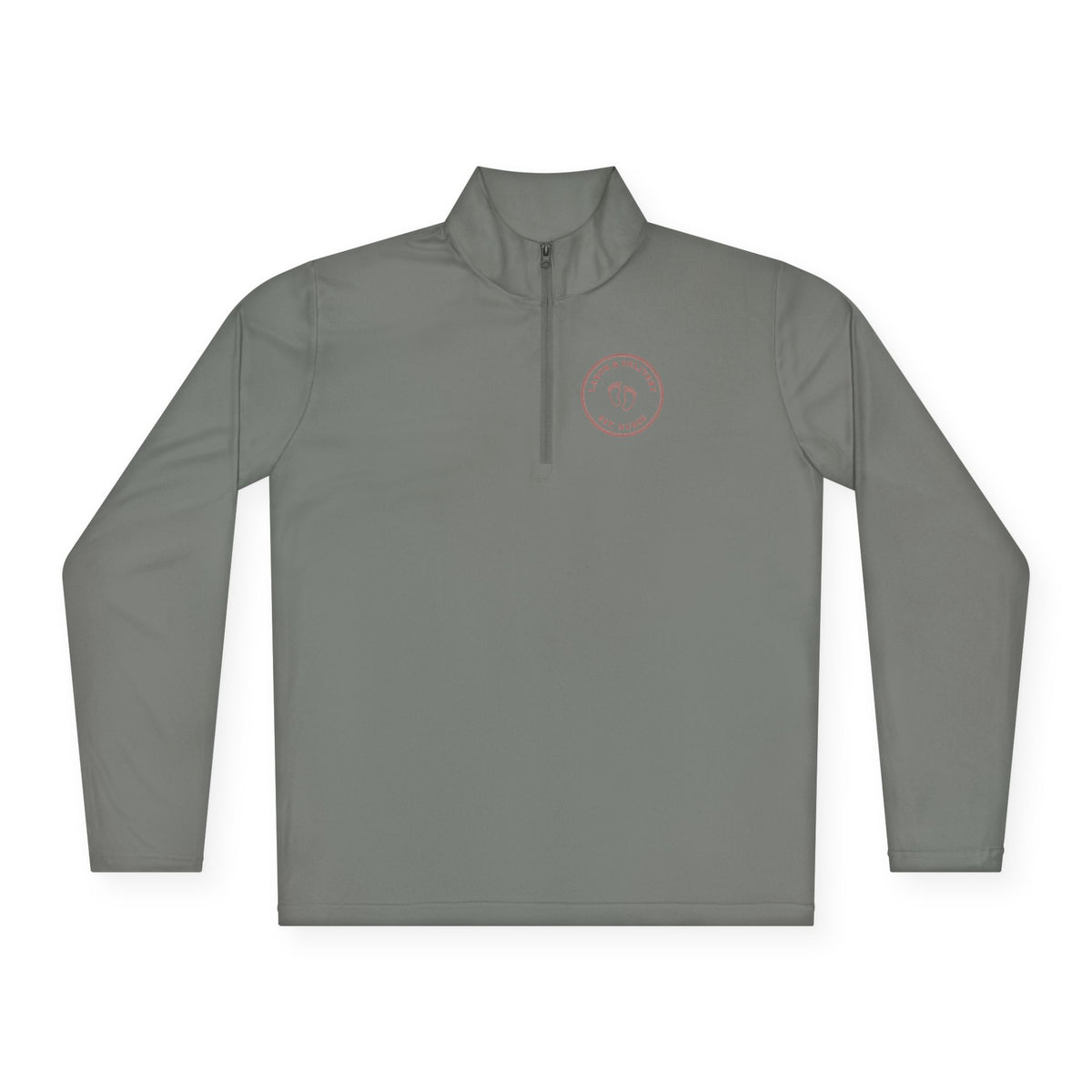 L&D Nurse Minimal Vintage Badge Labor & Delivery Quarter-Zip Pullover