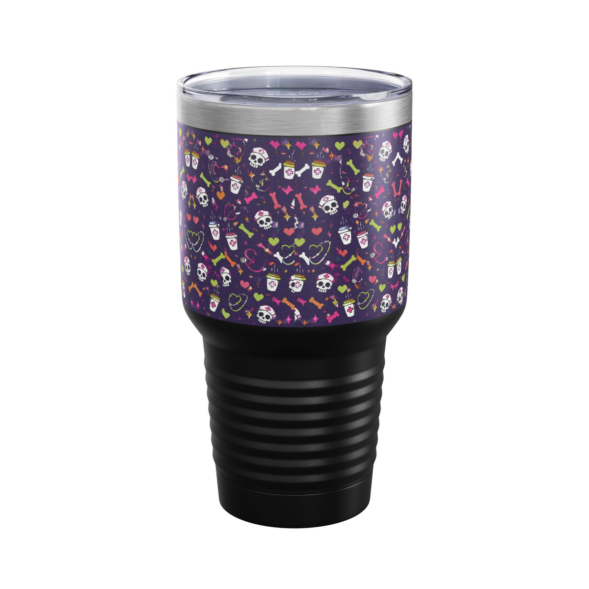 Skeleton Crew Skinny Skeleton Nurses 30oz Tundra Tumbler