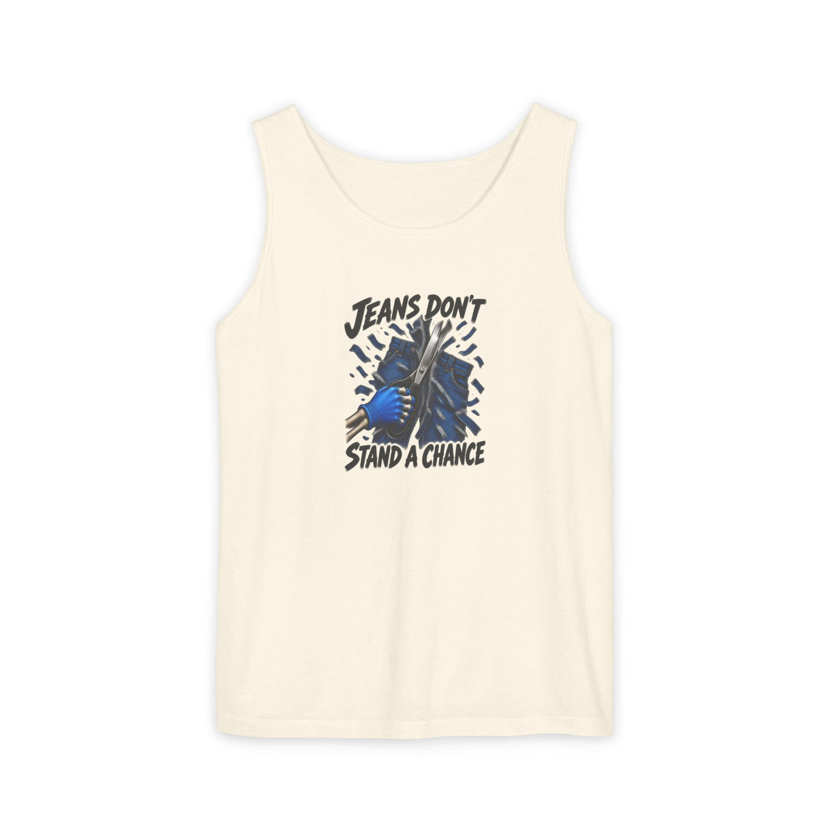 Jeans Don't Stand a Chance Skeleton ER Nurse Comfort Colors Tank Top