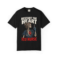 Restart the Heart Skeleton ICU Nurse Comfort Colors T-Shirt