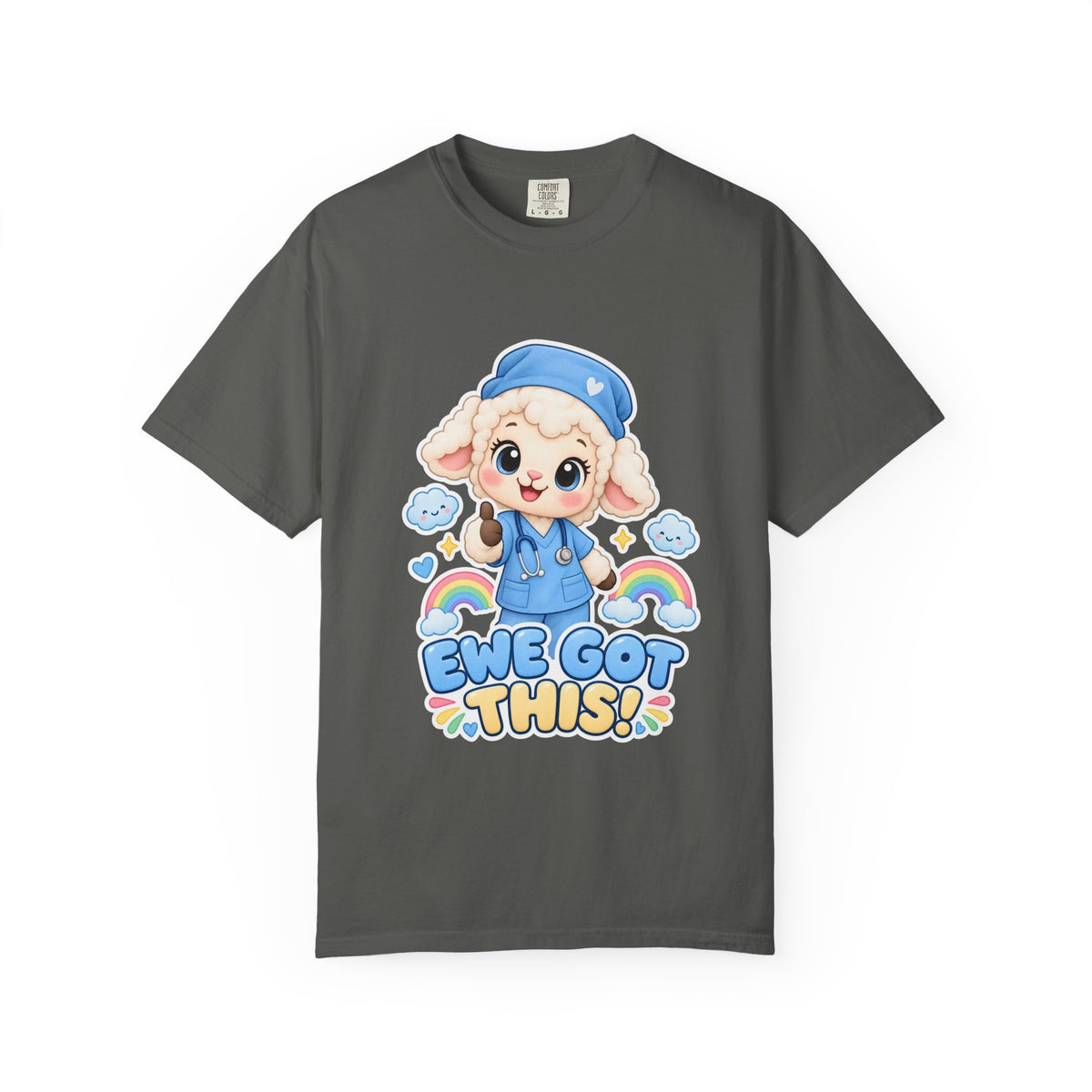 Ewe Got This Lamb Peds Nurse Blue Comfort Colors T-Shirt