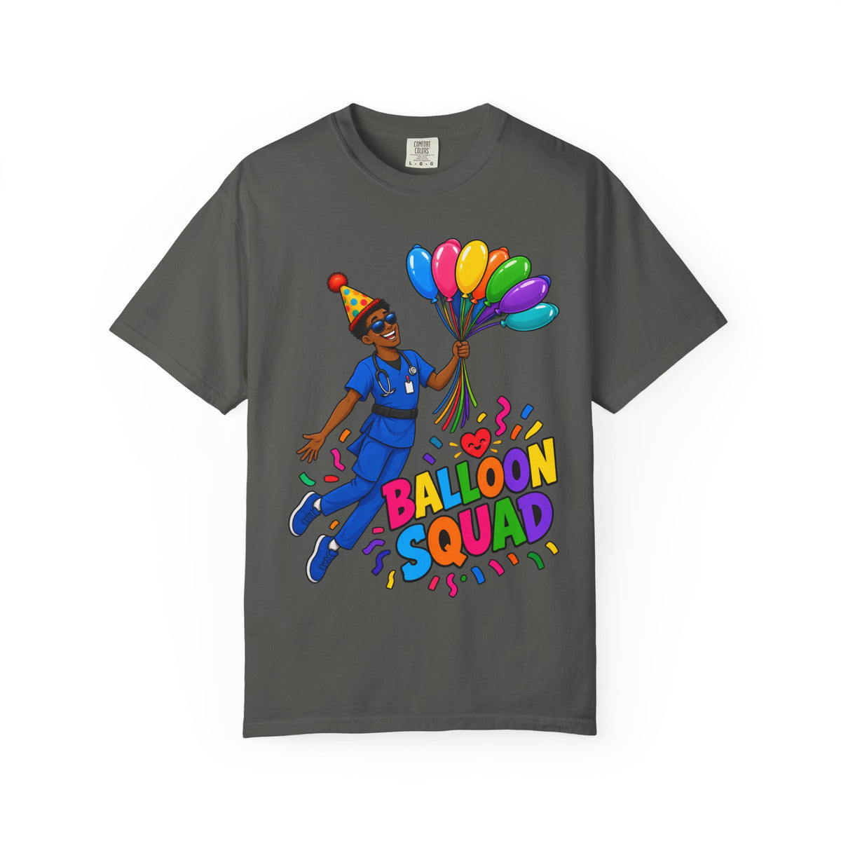 Balloon Squad Cath Lab Cardiac Nurse Comfort Colors T-Shirt