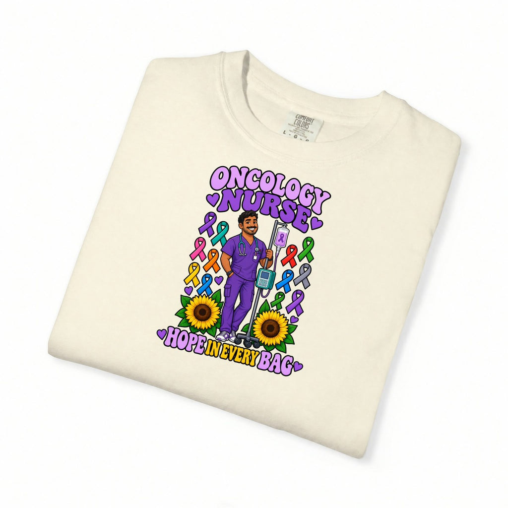 Oncology Male Nurse Hope in Every Bag Tee