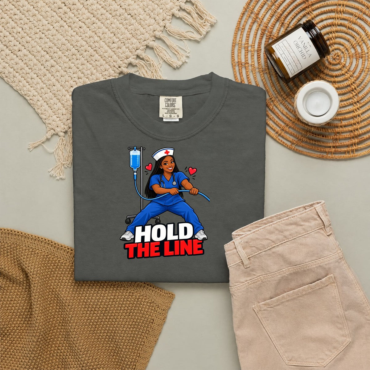Hold the Line Women's Nurse Tee