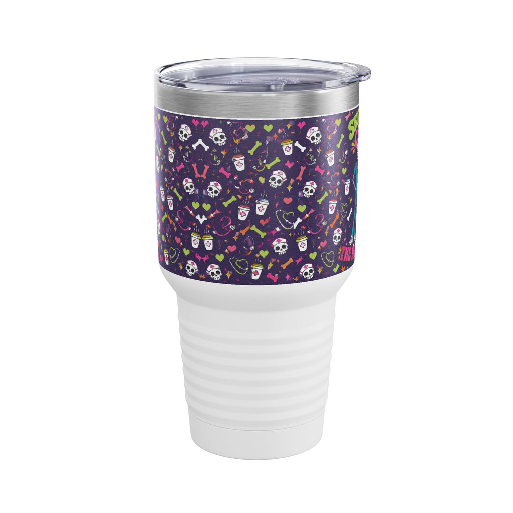 Skeleton Crew Skinny Skeleton Nurses 30oz Tundra Tumbler