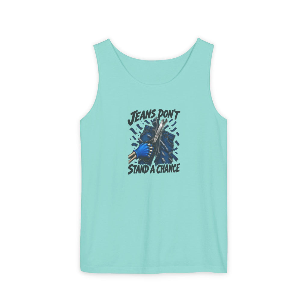 Jeans Don't Stand a Chance Skeleton ER Nurse Comfort Colors Tank Top