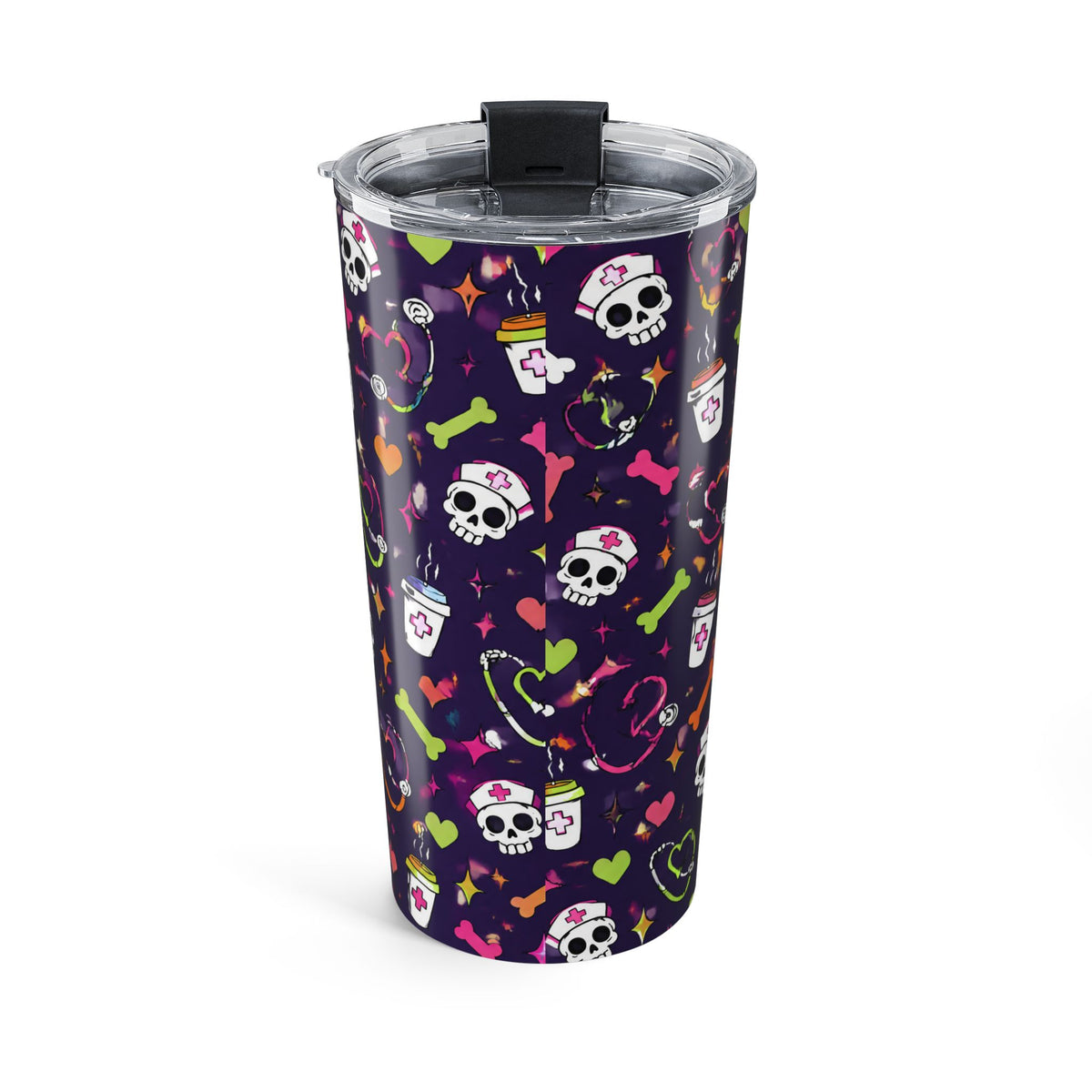Skeleton Crew Skinny Skeleton Nurses 20oz Skinny Tumbler