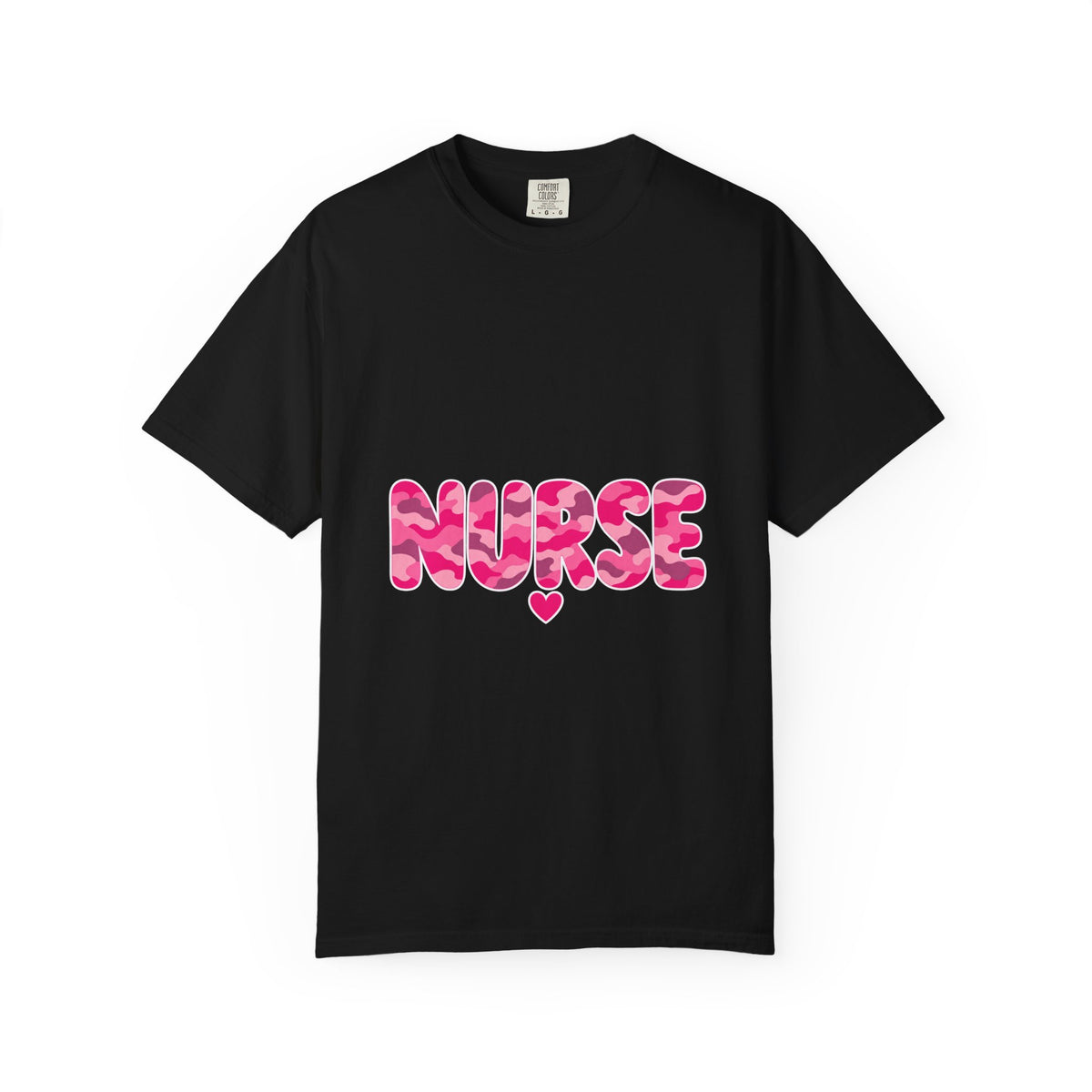 Nurse Pink Camo Comfort Colors T-Shirt