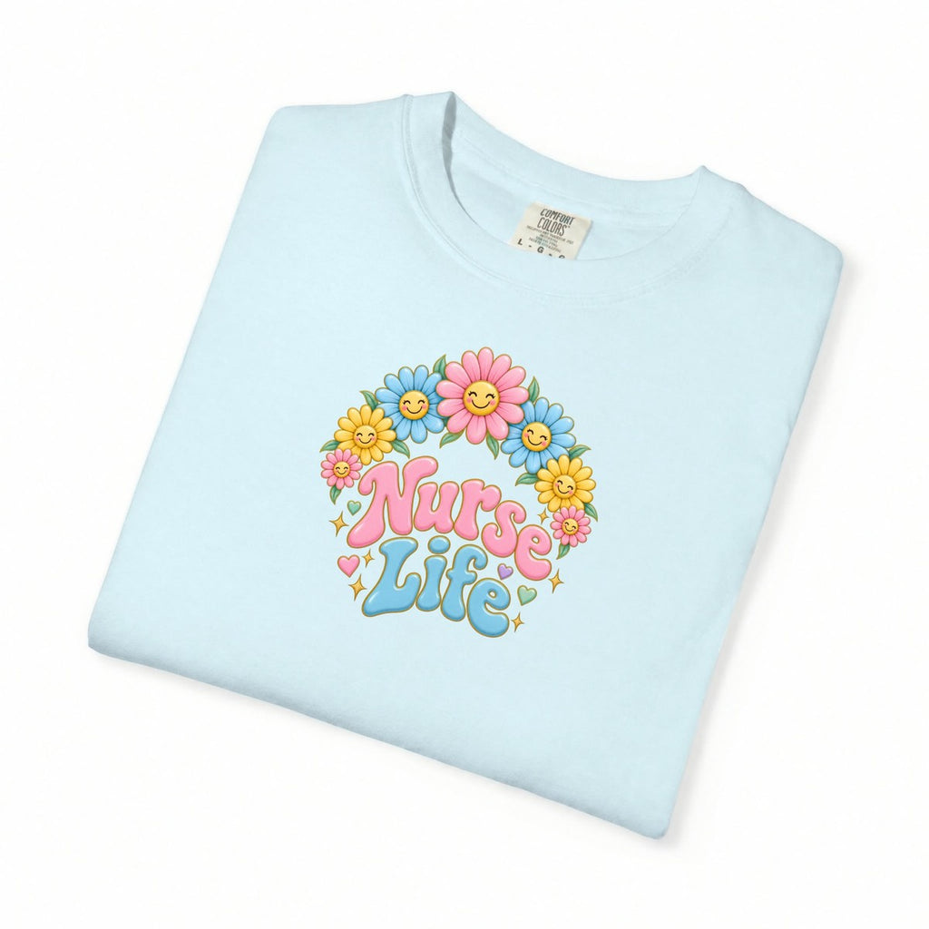 Nurse Life Daisies Tee