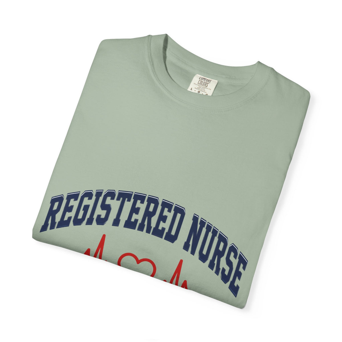 Registered Nurse Est. 2026 Varsity Heartbeat Comfort Colors T-Shirt