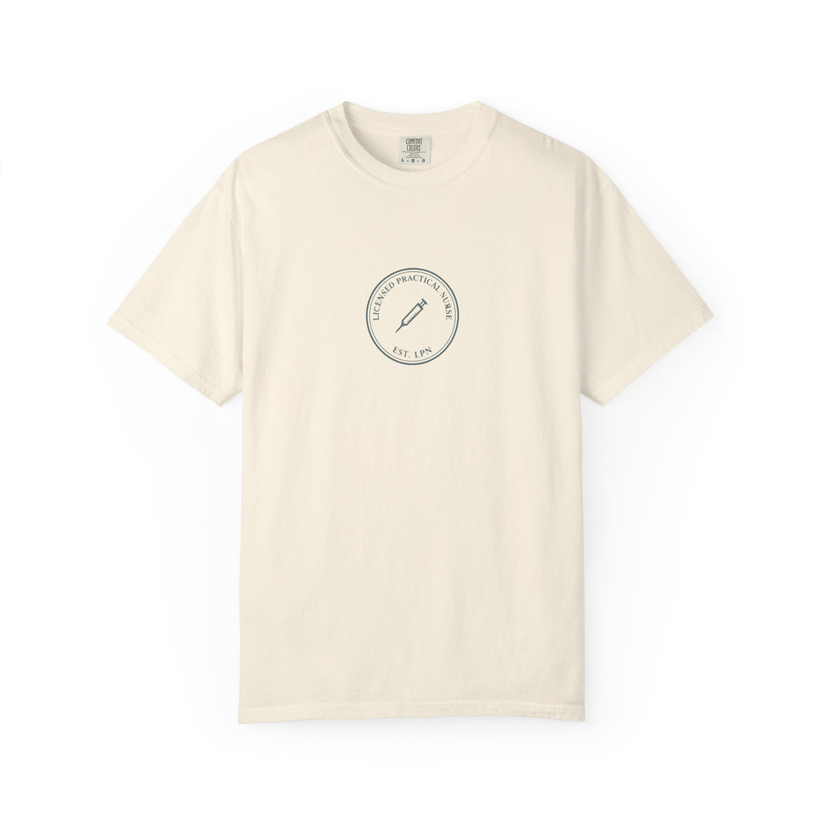 LPN Minimal Vintage Badge Licensed Practical Nurse Comfort Colors T-Shirt