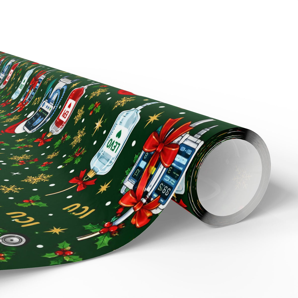 ICU Nurse Christmas Wrapping Paper