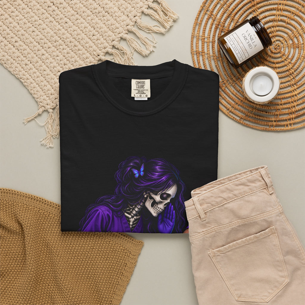 Vein Whisperer Skeleton Phlebotomist Comfort Colors T-Shirt