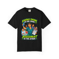 Energy Drink in One Hand Assessment in the Other Nurse Comfort Colors T-Shirt