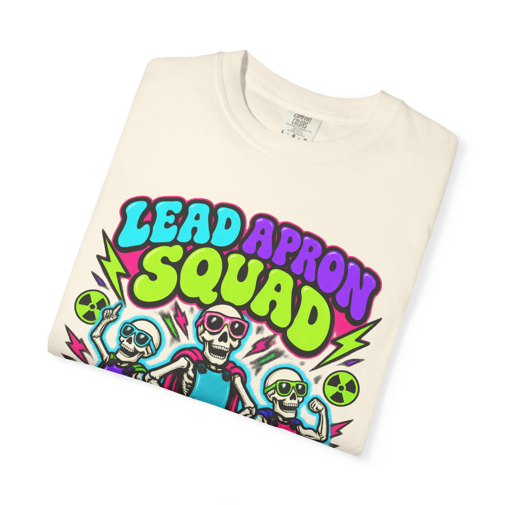 Lead Apron Squad Rad Tech Skeleton Comfort Colors T-Shirt
