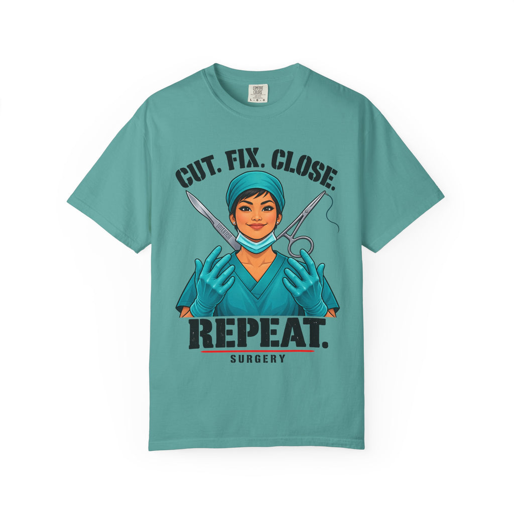 Cut Fix Close Repeat Surgeon Women's Doctor Tee