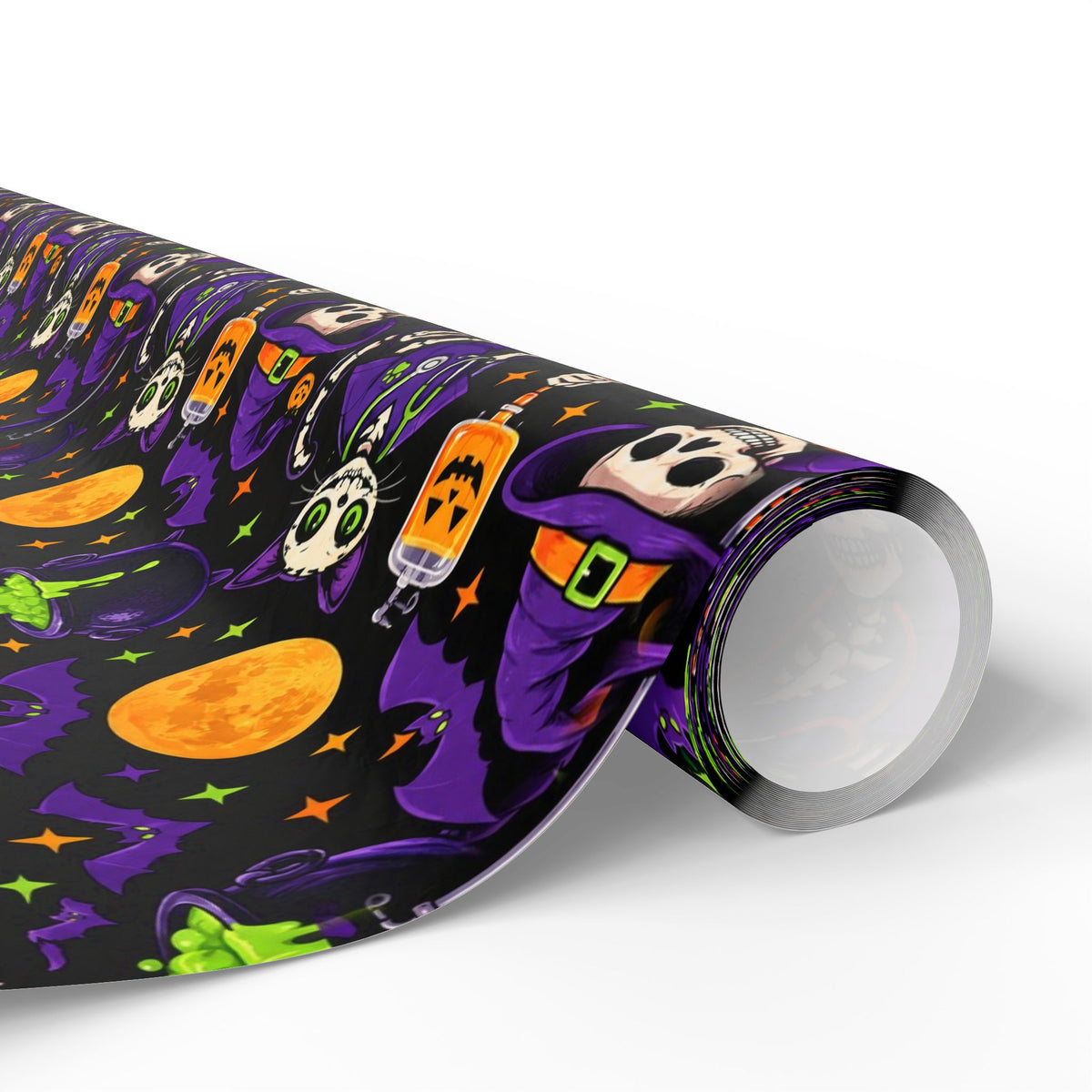 Halloween Skeleton Nurse Wrapping Paper