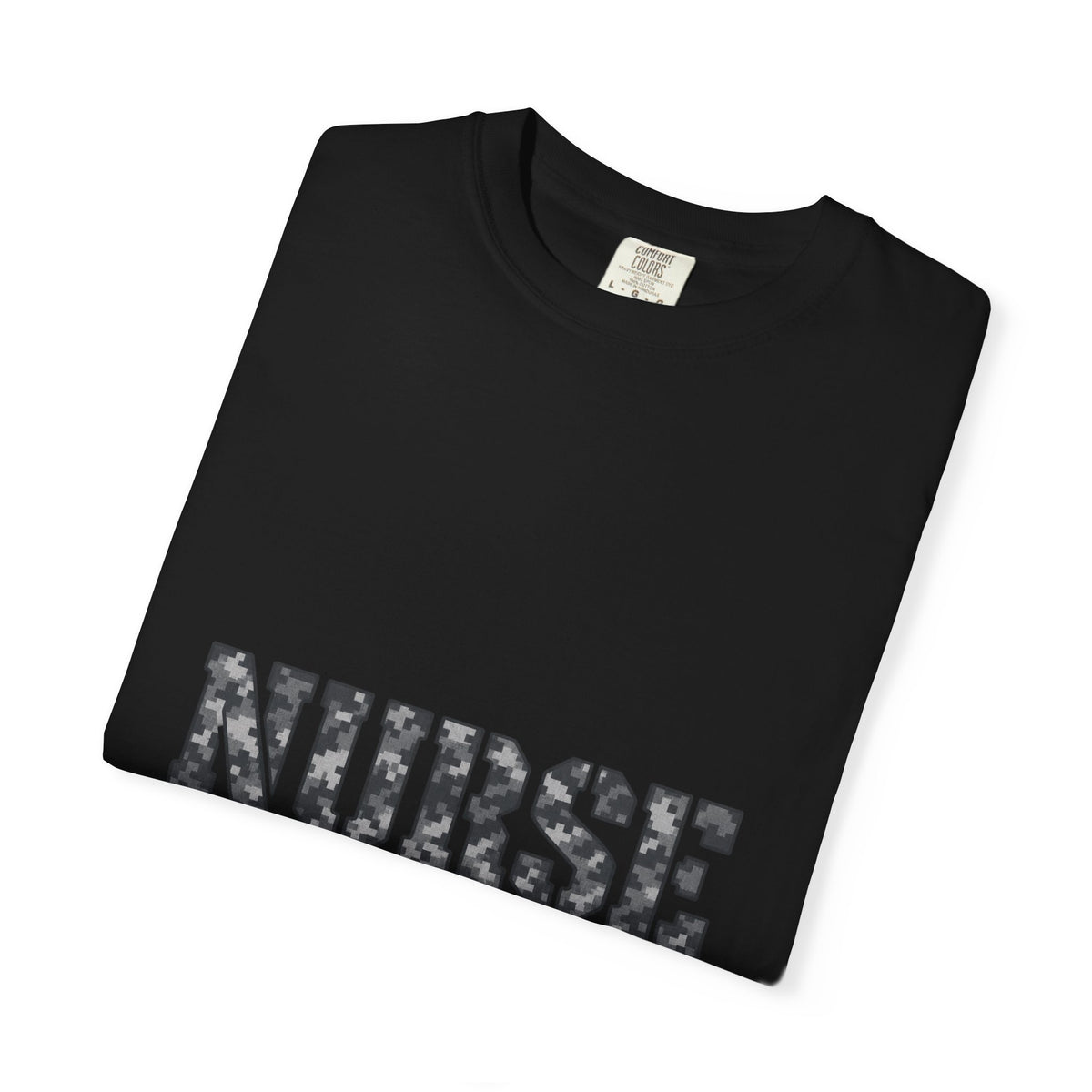 Nurse Digital Urban Camo Stethoscope Comfort Colors T-Shirt