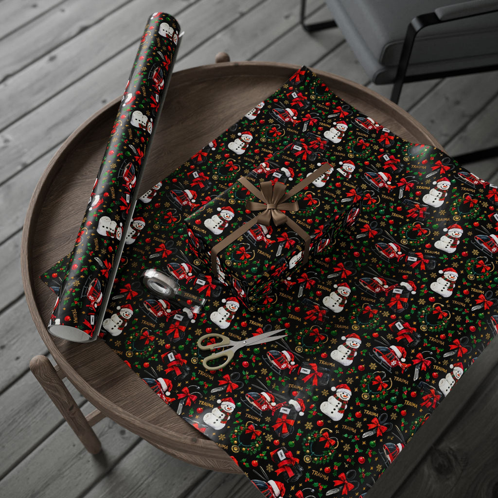 Trauma ICU Nurse Christmas Wrapping Paper