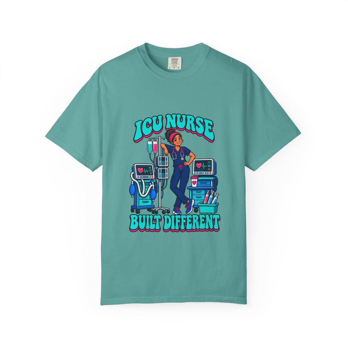 ICU Nurse Built Different Tee