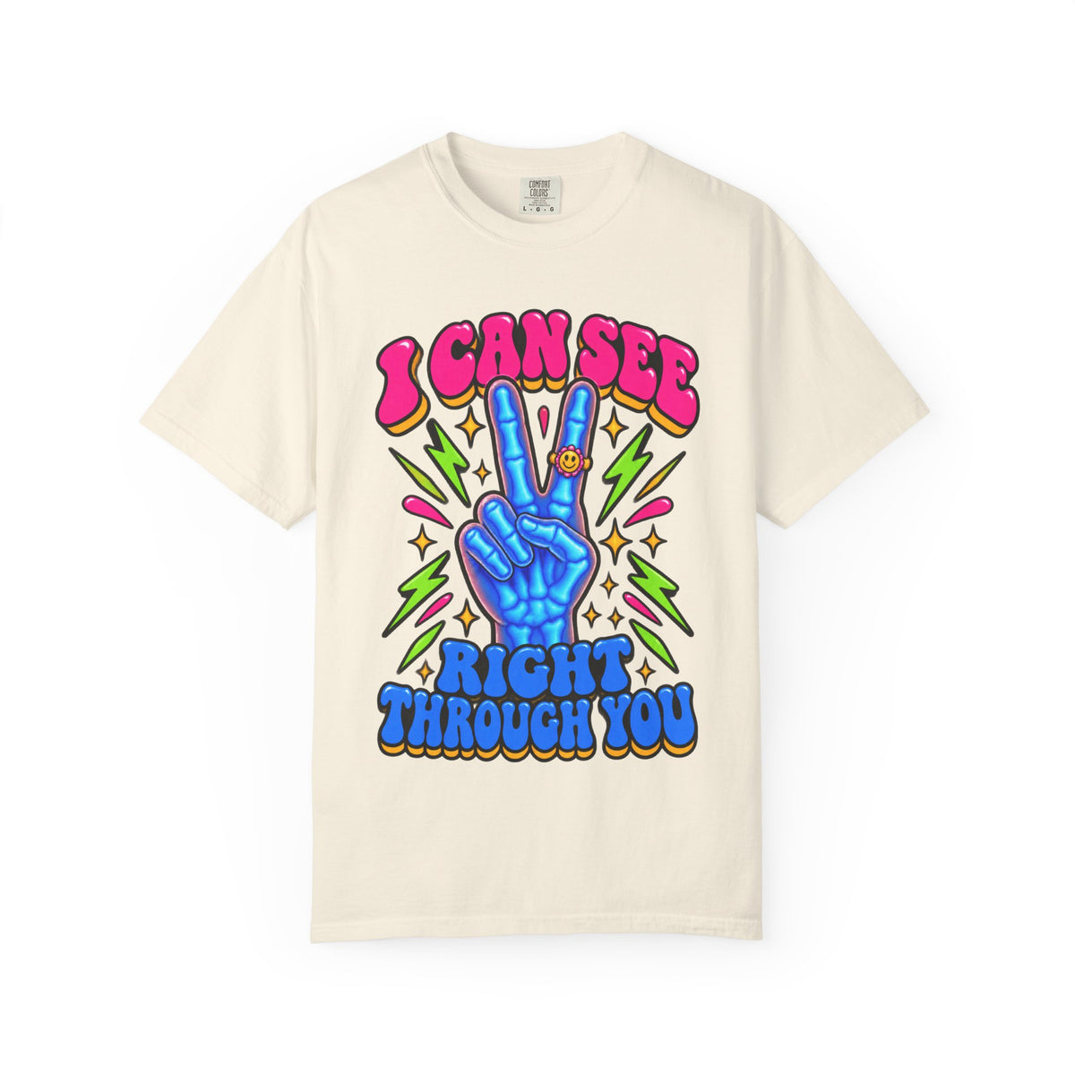 I Can See Right Through You X-Ray Hand Radiology Comfort Colors T-Shirt