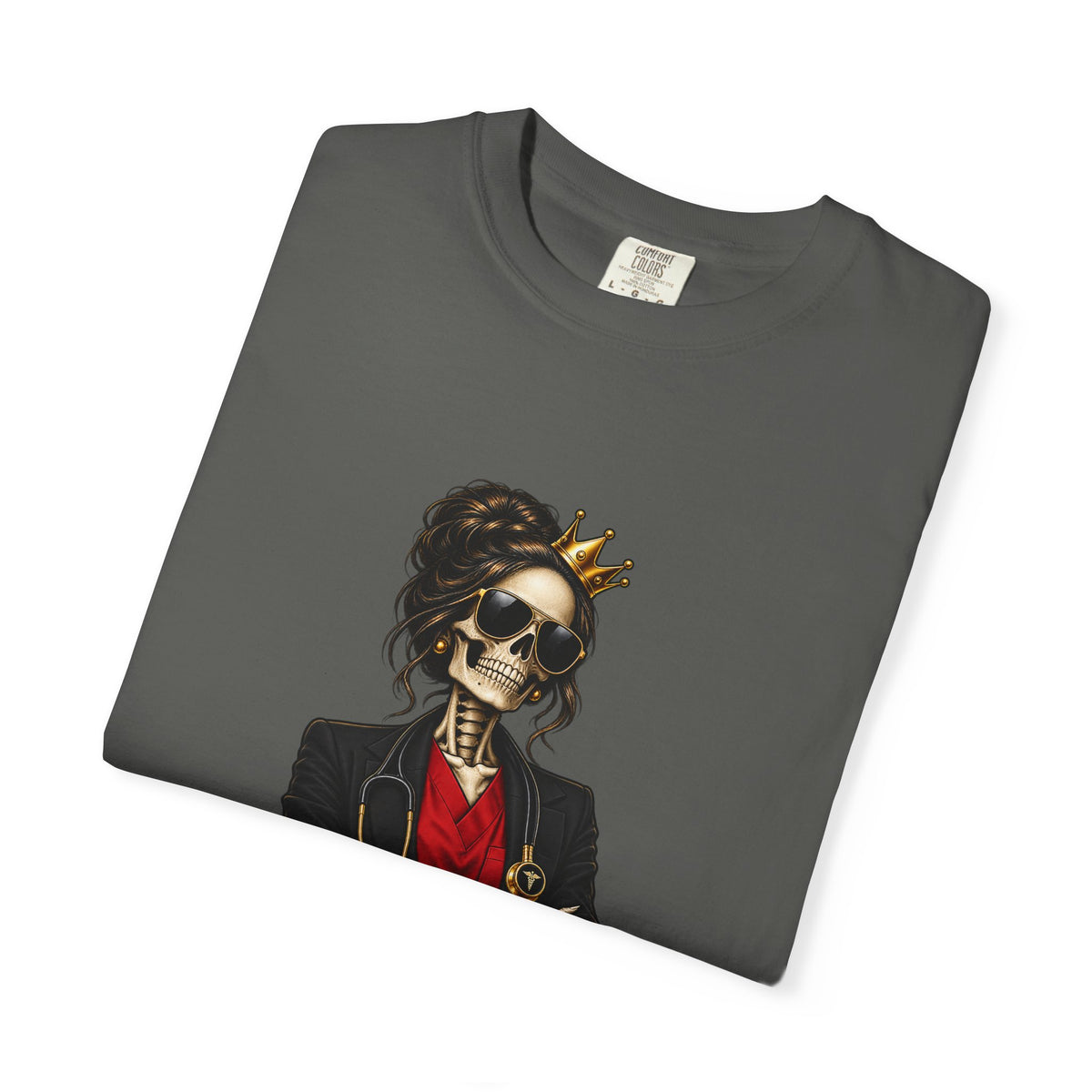 Not Bossy Just the Boss Skeleton Nurse Manager Comfort Colors T-Shirt