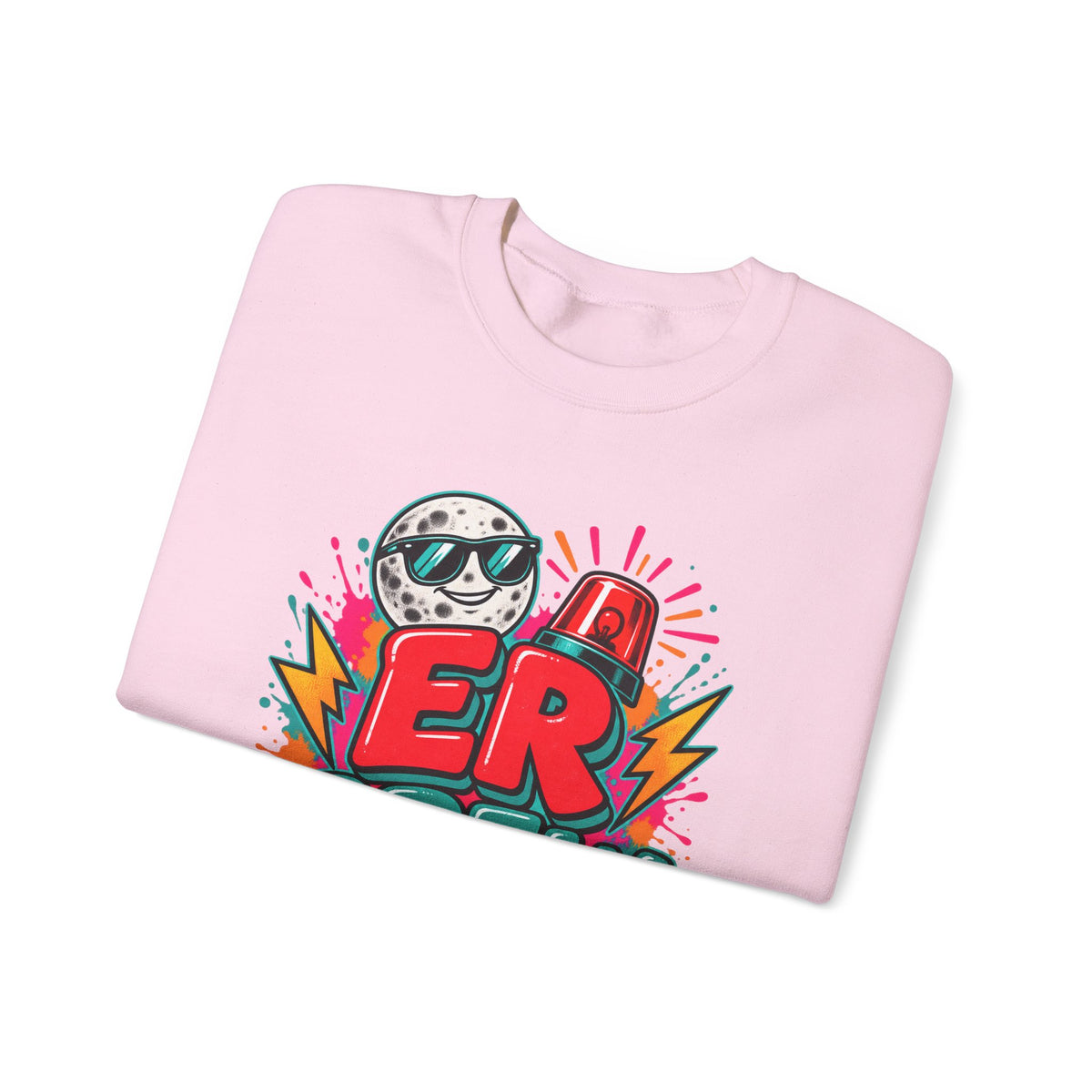 ER Crew We Don't Say the Q-Word ED Nurse Crewneck Sweatshirt