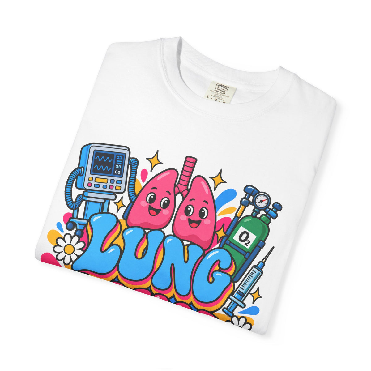 Lung Squad Respiratory Therapy Retro Comfort Colors T-Shirt