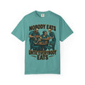 Nobody Eats Until Everybody Eats Skeleton Nurse Tee