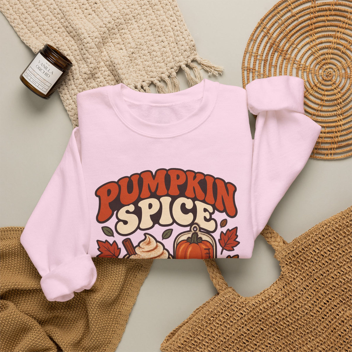 Pumpkin Spice & Propofol Fall Nurse Crewneck Sweatshirt