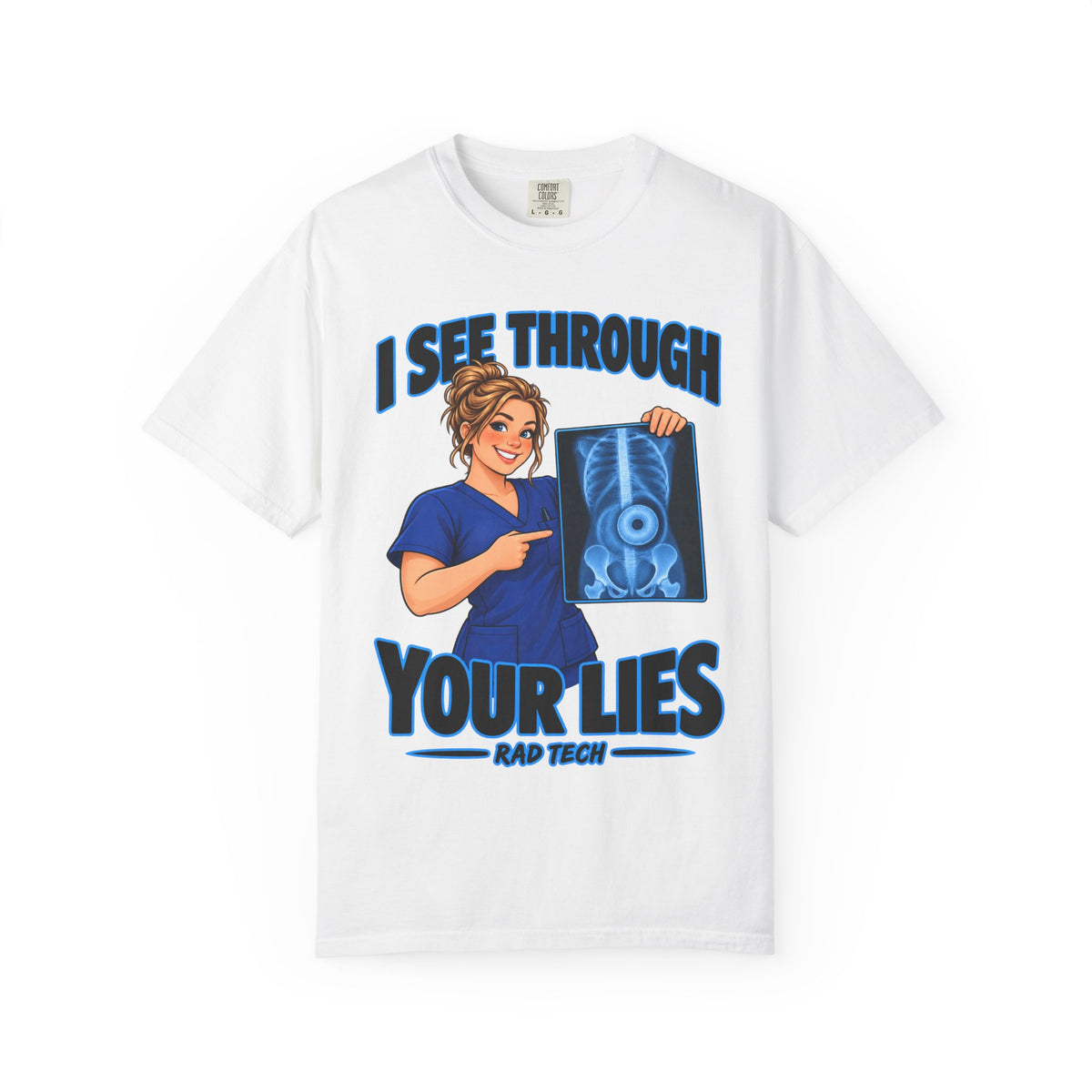 I See Through Your Lies Women's Rad Tech Tee