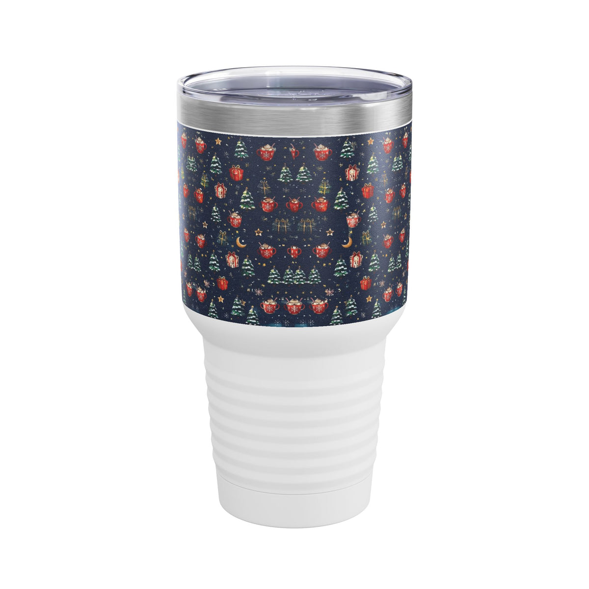 Merry Christmas From the Night Shift Skeleton Nurse 30oz Tundra Tumbler