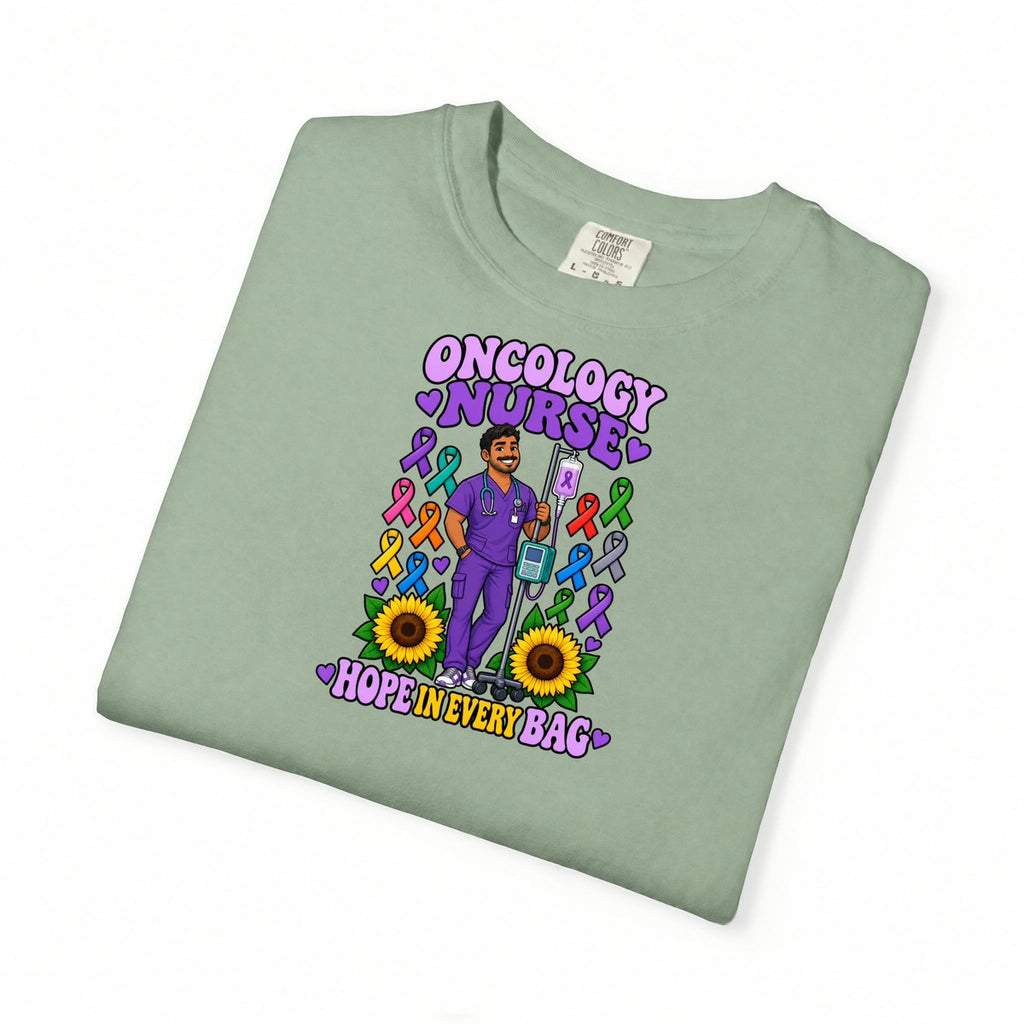 Oncology Male Nurse Hope in Every Bag Tee