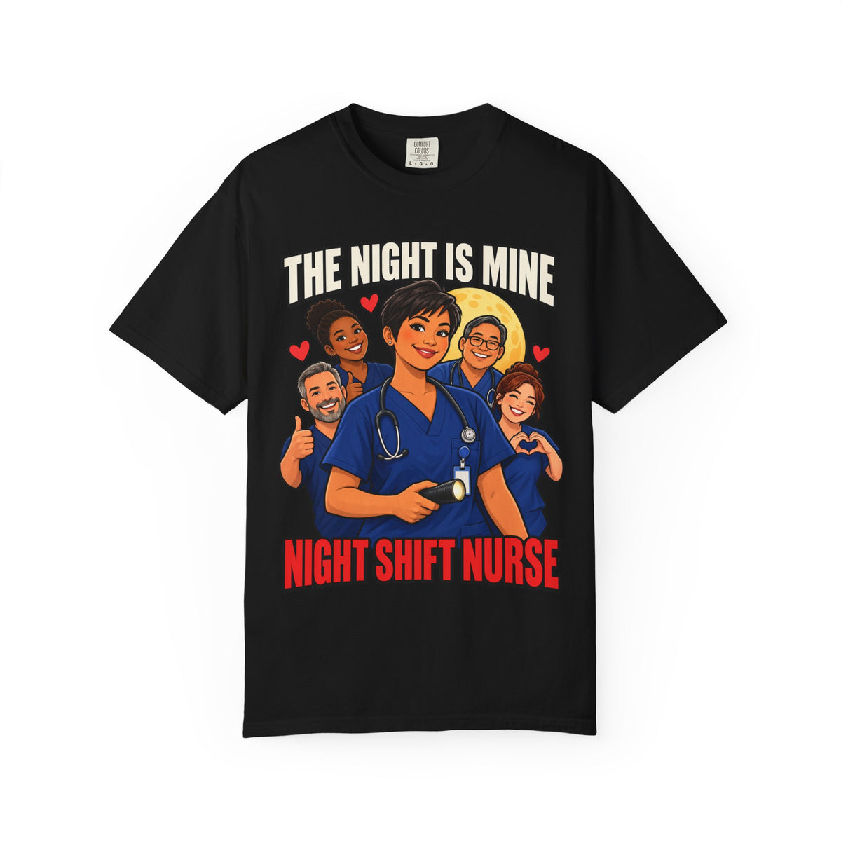 The Night Is Mine Night Shift Women's Nurse Tee