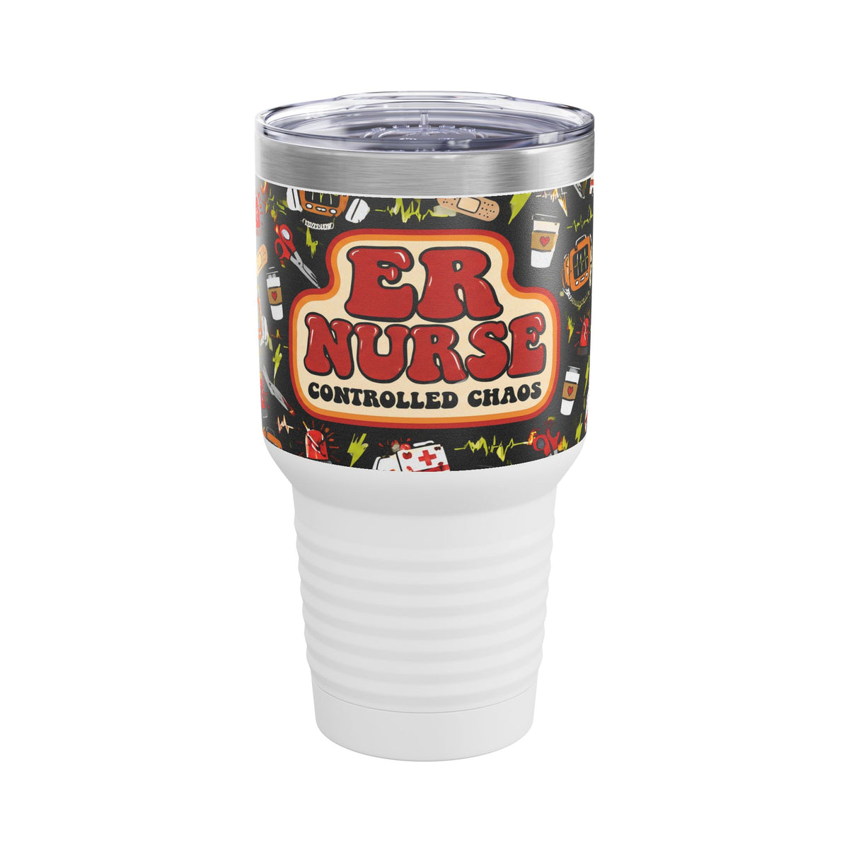 ER Nurse Controlled Chaos 30oz Tundra Tumbler