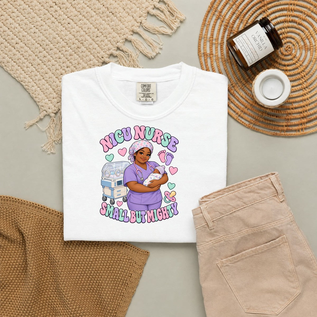 NICU Nurse Small But Mighty Tee