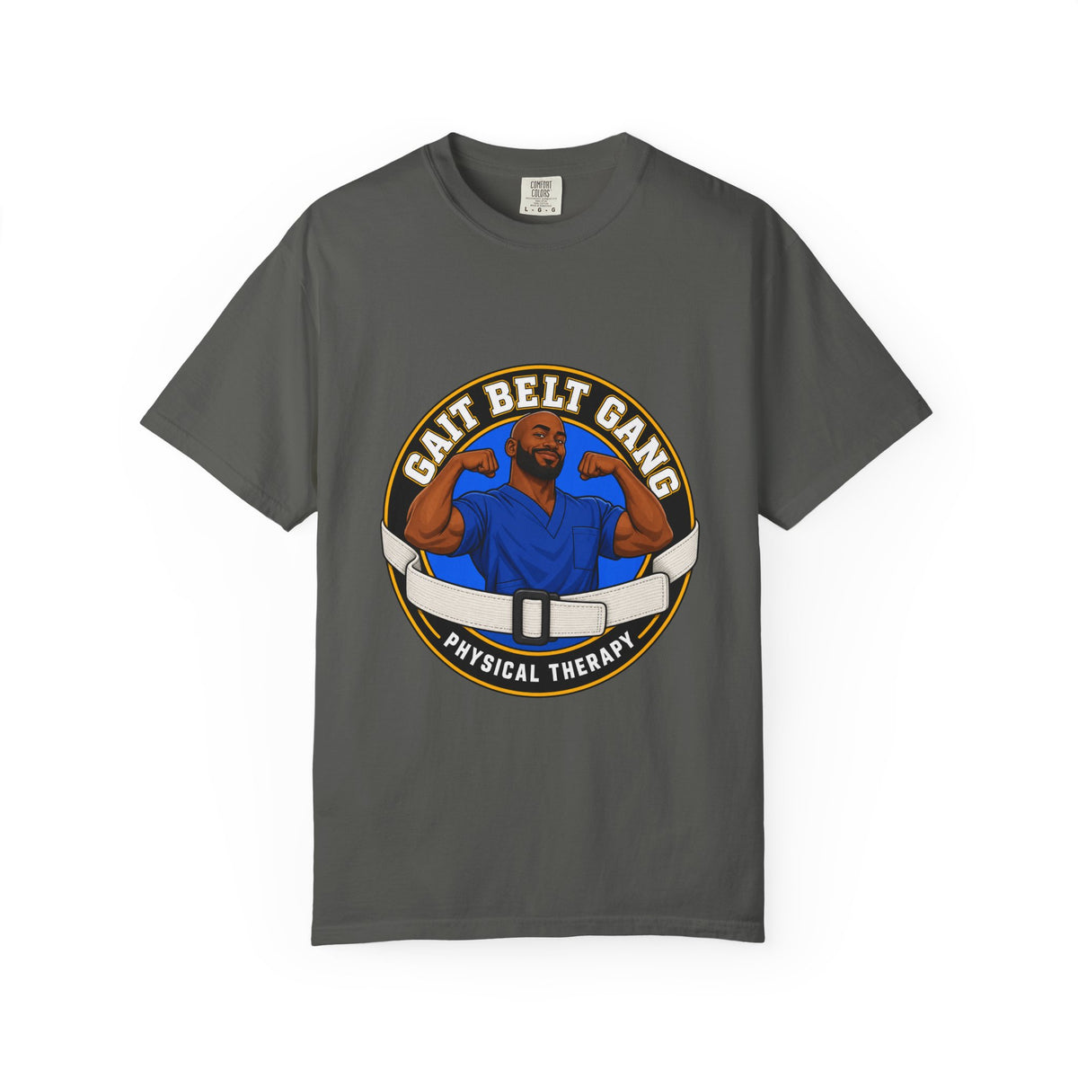 Gait Belt Gang Male Physical Therapist Comfort Colors T-Shirt