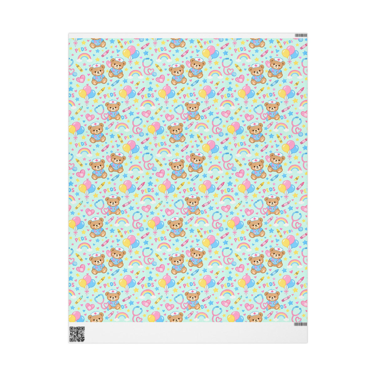 Pediatric Nurse Wrapping Paper Year Round