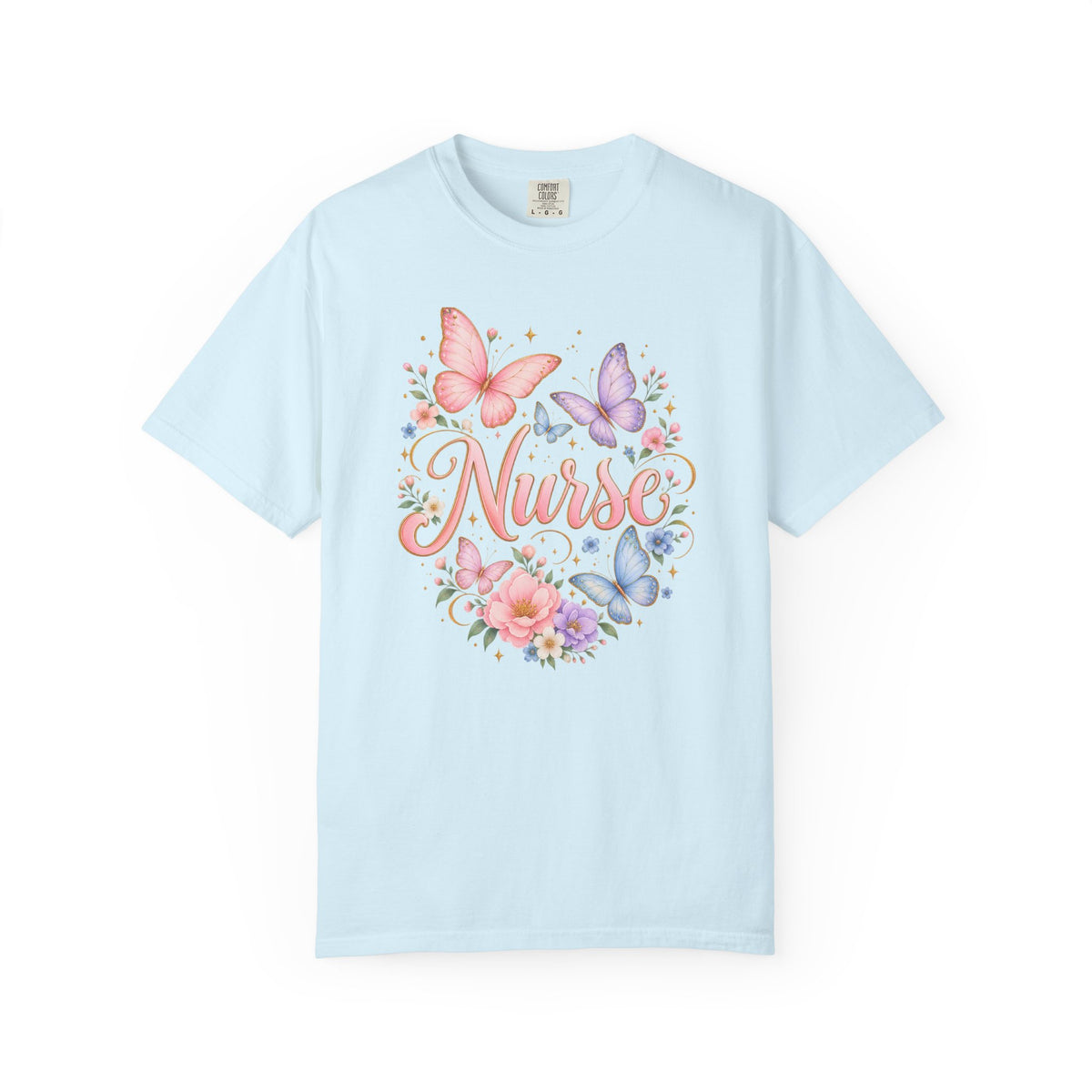 Butterfly Garden Nurse Tee