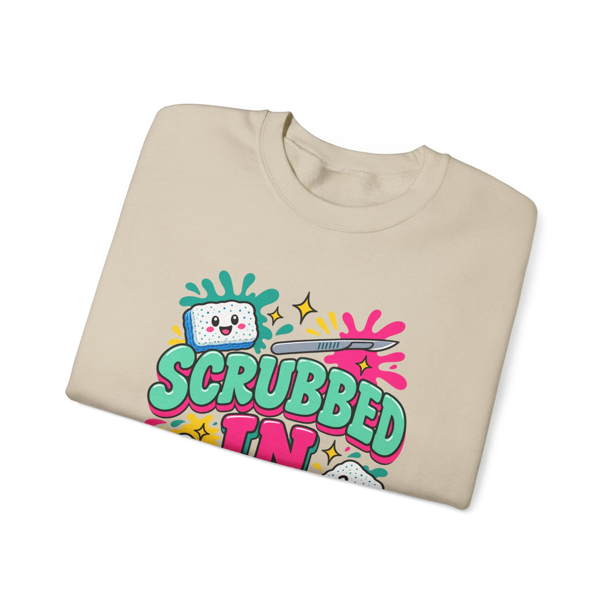 Scrubbed In The Count Is Correct OR Nurse Crewneck Sweatshirt