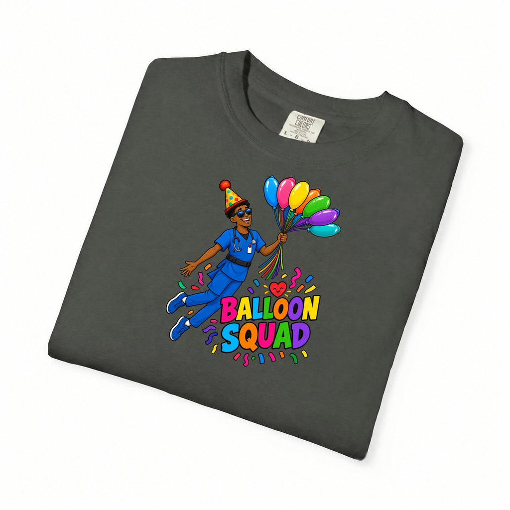 Balloon Squad Cath Lab Cardiac Nurse Comfort Colors T-Shirt