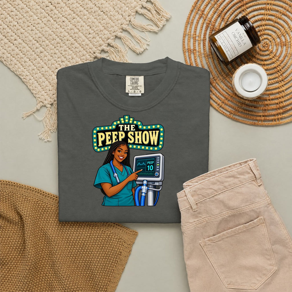 The PEEP Show Women's Respiratory Therapist Tee