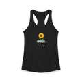Nurse Sunflower Stethoscope Floral Women's Racerback Tank Top